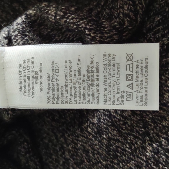 NWT J. Crew Factory Large Marled Lambswool Blend Crew Neck Sweater - Picture 11 of 12